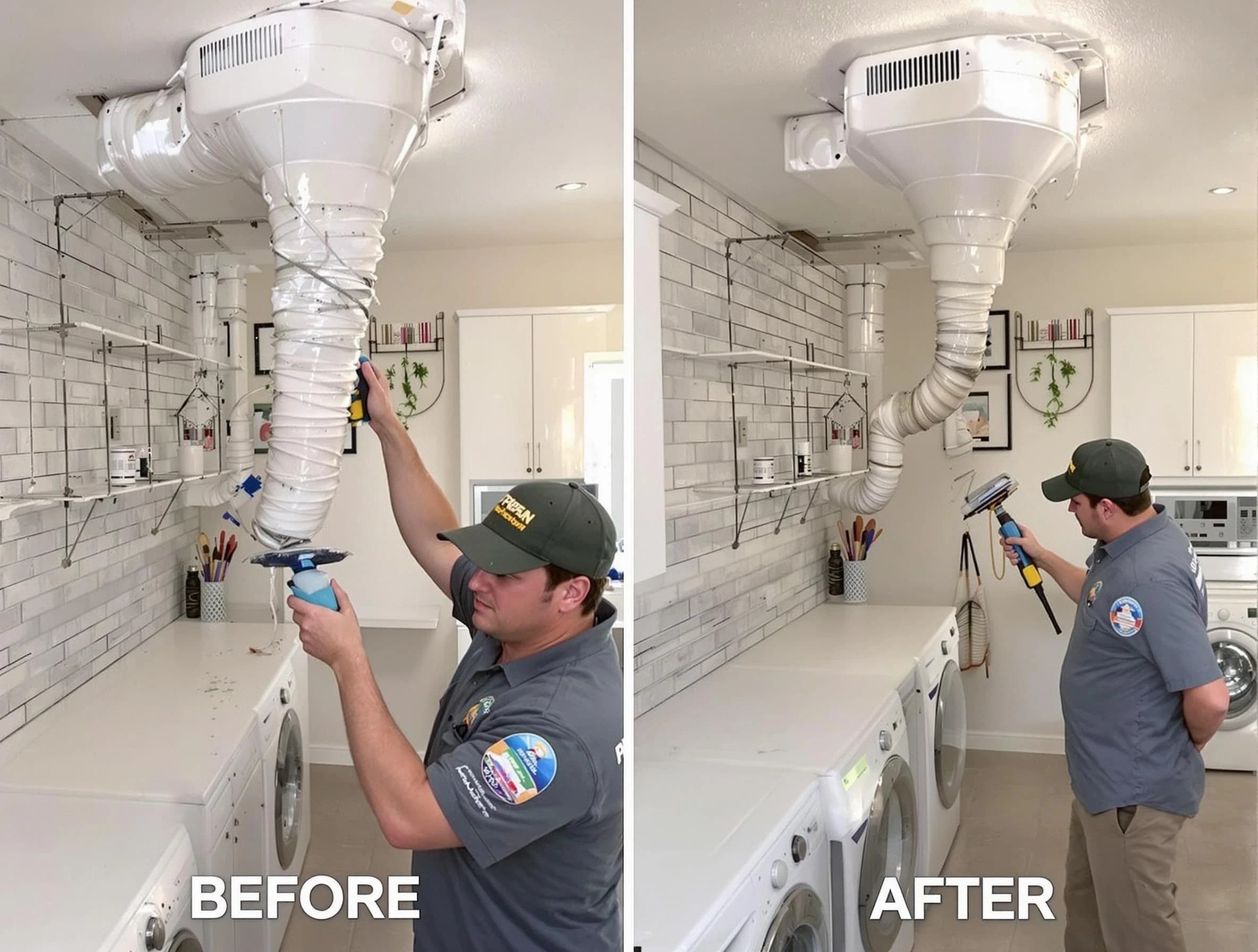 Professional dryer exhaust vent cleaning by Billerica Dryer Vent Cleaning in Billerica