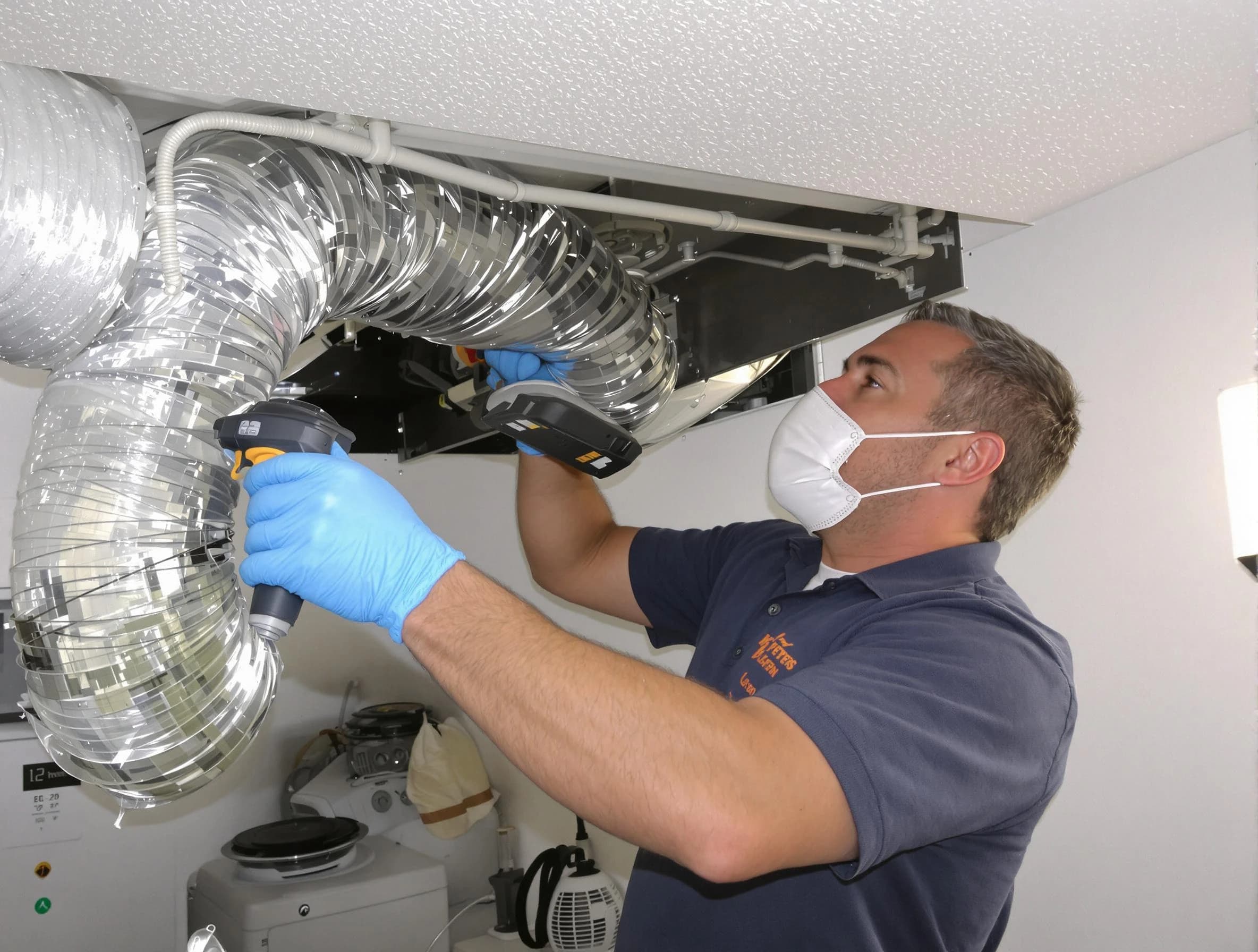 Billerica Dryer Vent Cleaning professional performing thorough residential dryer vent cleaning in Billerica