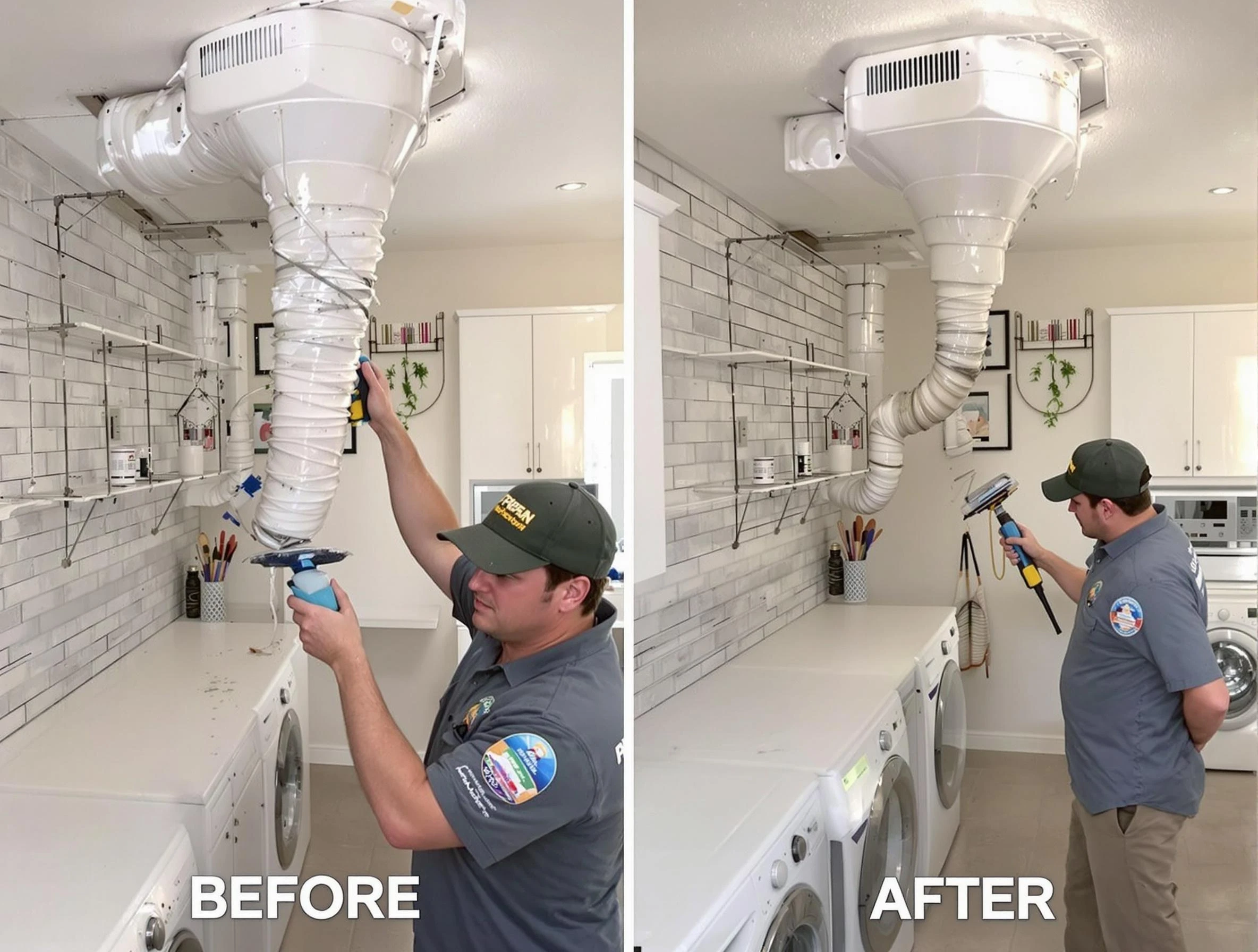 Professional dryer exhaust vent cleaning by Billerica Dryer Vent Cleaning in Billerica