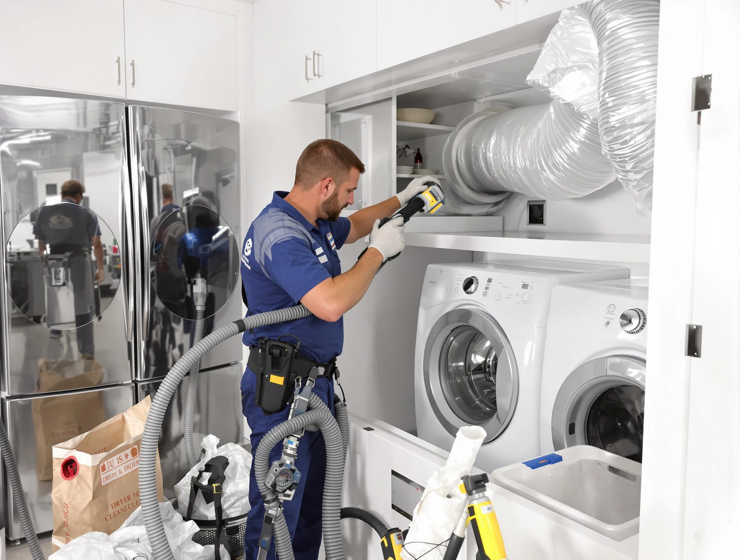 Professional duct cleaning by Billerica Dryer Vent Cleaning in Billerica